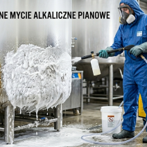 Mycie alkaliczne pianowe