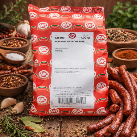 KABANOSY DROBIOWE FREE 1KG 328600