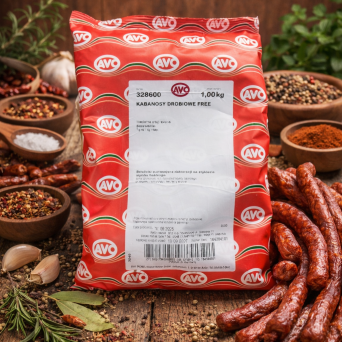 KABANOSY DROBIOWE FREE 1KG 328600
