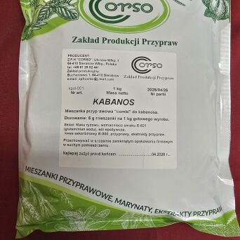 KABANOS MIESZANKA PRZYPRAWOWA DO WĘDLIN COMBI 1 KG